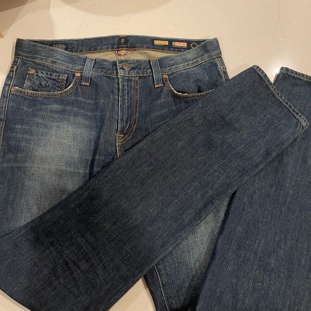 Bluer 32 L super slim made in America 100 cotton inseam 34
